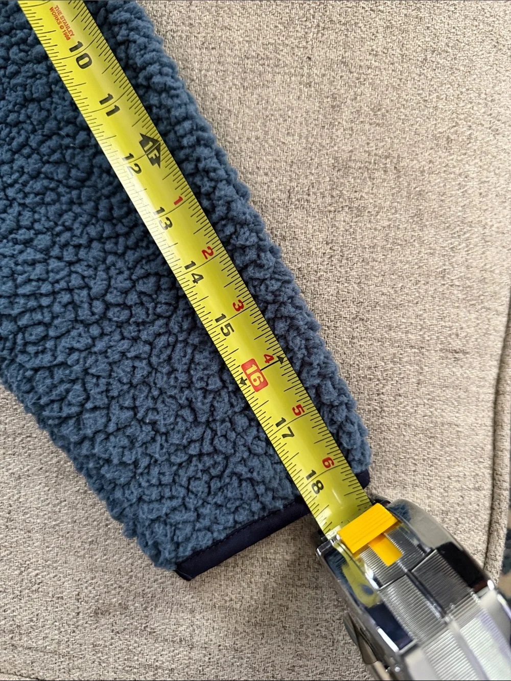 Old Navy Kids Sherpa Puffer Jacket in Blue, Navy & Yellow